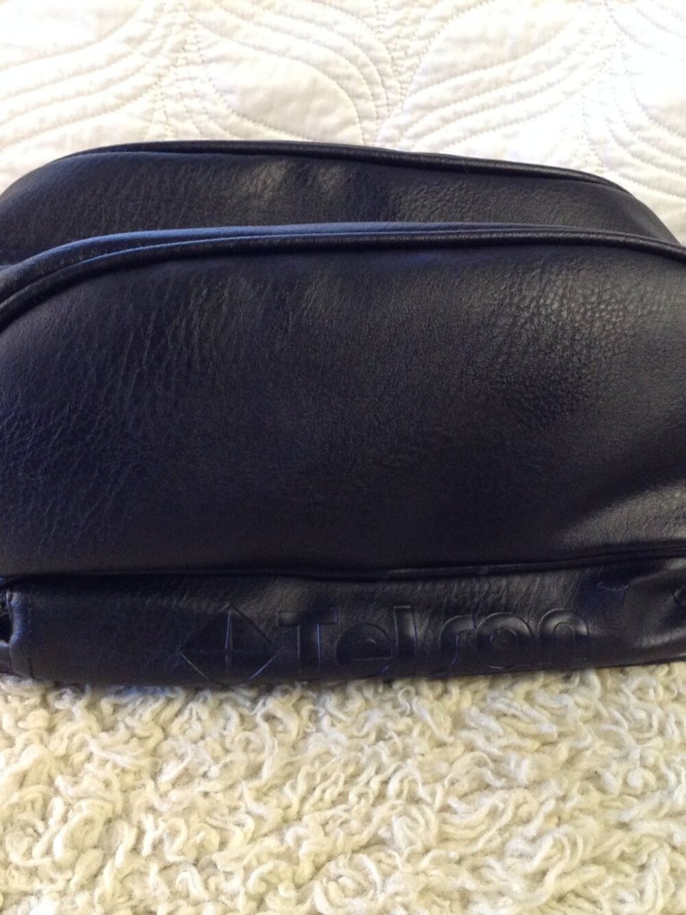 Telson Dopp Kit Heavy Duty Faux Leather toiletries Dudecore Boating Travel Small
